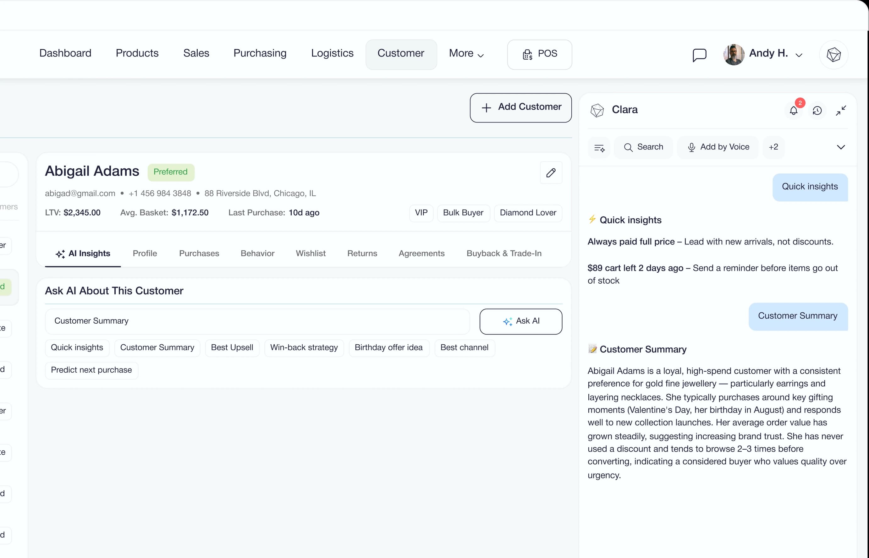 CUSTOMER INTELLIGENCE